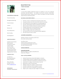 Inspirational Accountant Cv Word Format Wing Scuisine