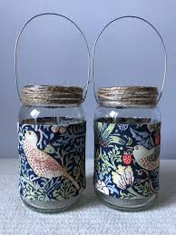 Led Candle Holders Glass Jars