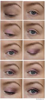 pretty brown and purple eye makeup