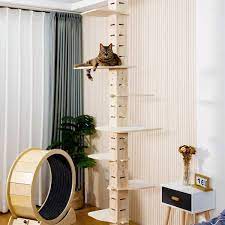 coziwow 114 in h floor to ceiling cat