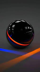 d3 ball black ball 3d beautiful nice
