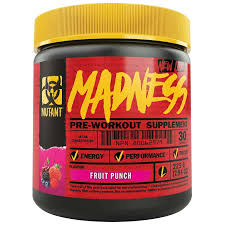 mutant madness pre workout energy pump