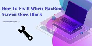 fix macbook screen goes black