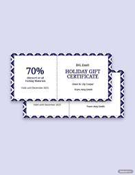 holiday certificate templates design