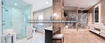 Clear Vs Frosted Shower Glass Doors