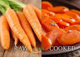 raw vs cooked carrots shilpsnutrilife