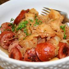 smoked sausage with potatoes