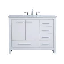 In reality, these understated units can make or break a bathroom's visual impact. Elegent 40 Inch Single Bathroom Vanity Vf12840wh Color Matt White