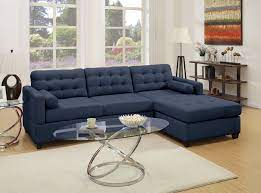 fabric compact sectional sofa set