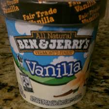 vanilla ice cream and nutrition facts