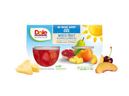 dole mixed fruit in cherry flavored