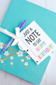 cute creative note gift idea for