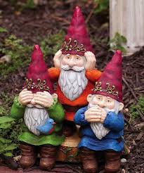 Evil Gnome Gnomes Gnome Statues