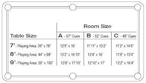 Pool Tables Sizes Standard Pool Table Height Pool Table