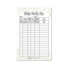 Newborn Baby Log Tracker Journal Book Infant Daily Schedule Feeding Food Sleep Naps Activity Diaper Change Monitor Notes For Babies Mommy Nursing