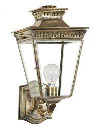 Period Outdoor Wall Lantern Solid Brass
