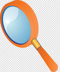 magnifying gl magnifier orange