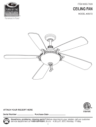 Sears (emerson) turn of the century 52 ceiling fan in brown/antique brass. Turn Of The Century 35072 Manual Pdf Download Manualslib