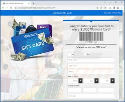 walmart gift card pop up scam removal