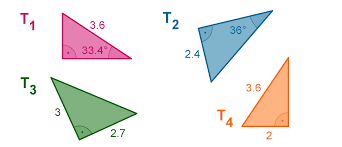 Resultado de imagen de resuelve los siguientes triangulos