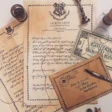 handmade hogwarts acceptance letter