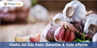 use garlic for ear pain benefits