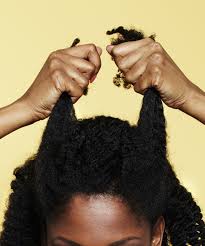 The highly kinky hair common to sub saharan blacks is an adaptation to the heat. Elle France Nappy Hair