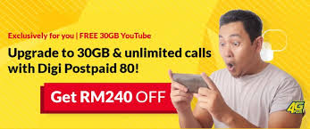 Digi postpaid 58 rm58 / month. Digi Online Exclusive Digi Postpaid 80 Free 30gb Youtube For Rm 60 Month The Ideal Mobile
