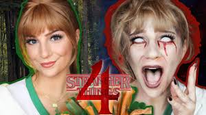 Chrissy Cunningham Makeup Tutorial + Vecna Twist【Stranger Things 4】|  Halloween 2022 | Madalyn Cline - YouTube