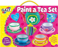 paint a tea set by galt toys play on