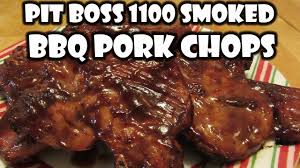 pit boss 1100 bbq smoked pork chops