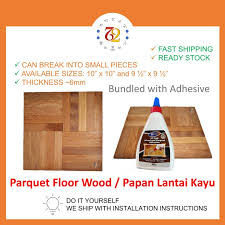 parquet floor wood 10 x 10 and 9 ½ x
