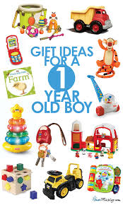 present ideas for one year old boy