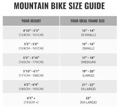 Mtb Bike Size Guide Tweeks Cycles Blog