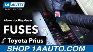 How to Replace Fuses 2010-15 Toyota Prius | 1A Auto