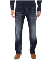 Driven Relaxed Straight Leg Jeans In Contrast Vintage