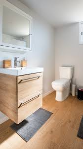 doing a wood floor bathroom the right