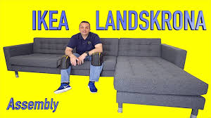 ikea landskrona 3 seat sofa with
