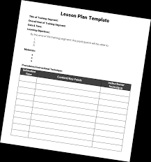 lesson plan template for learners