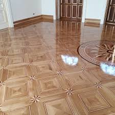 parquet wood flooring stars pattern