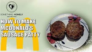 how to make mcdonald s style sausage