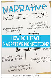 teaching narrative nonfiction alyssa