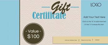 Make Your Own Gift Certificates Free Pics Template For Freemake