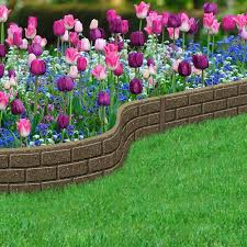 3.5 out of 5 stars, based on 11 reviews 11 ratings current price $24.99 $ 24. Multy Home Ez Border Bricks 4 Ft Earth Rubber Garden Edging Mt5001187cm The Home Depot Raised Flower Beds Lawn Edging Flower Bed Borders