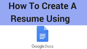 1 clean resume template for google docs. How To Create A Resume Using Google Docs Youtube