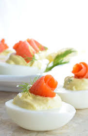 Hey google what day is easter. Smoked Salmon Deviled Eggs Recipe Wonkywonderful
