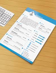 Resume Template With Ms Word File Free Download By