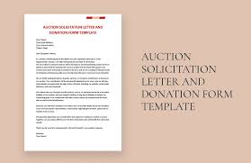 solicitation letter template in word