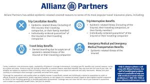 Via benefits has partnered with over 75 insurance carriers, and offers a wide selection of plans from both national and regional carriers, including: Allianz Adding Epidemic Coverage To Travel Insurance Products Vax Vacationaccess