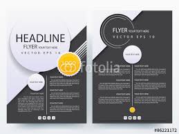 Abstract Vector Modern Flyer Brochure Annual Report Desi With Modern